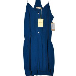 NWT PROPAGANDA Deep Blue Romper